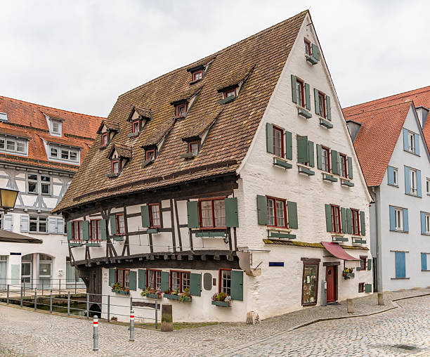 Facades of historic buildings in Ulm