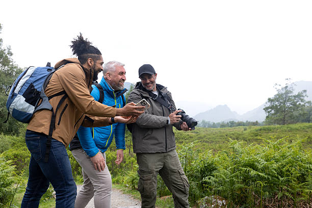 istock Group of Men Bird Watching 2222098480