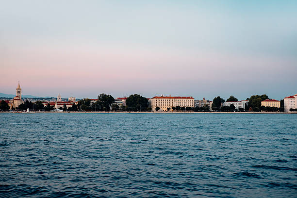 istock Zadar waterfront view from the sea, Dalmatia, Croatia 2222111243