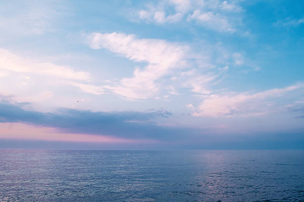istock Beautiful sunset over the sea 2222117336