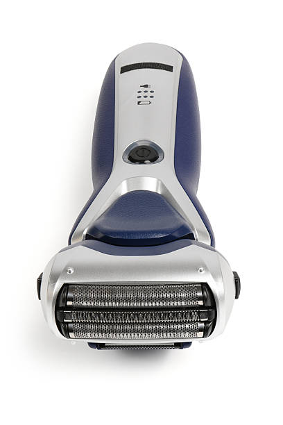 Electric razor. A battery-powered razor on a white background. High resolution photo. Full depth of field.