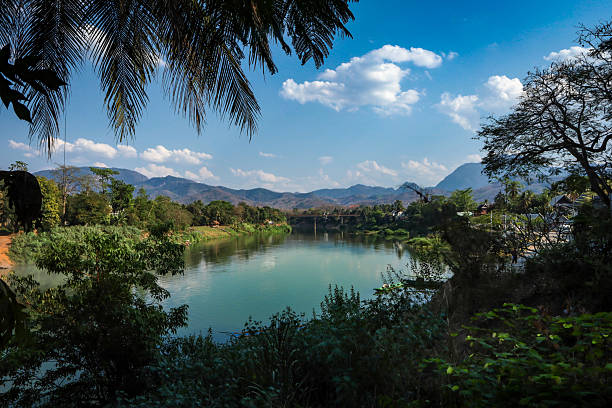 istock Nam Khan River valley in Luang Prabang, Laos. 2222127495