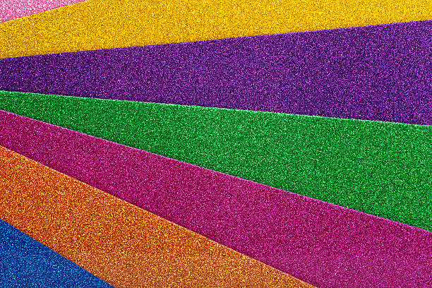 istock Sparkling colored paper background, abstract concept. Geometric paper background. Colorful soft paper background. Multicolor background from a paper of different colors. 2222141808