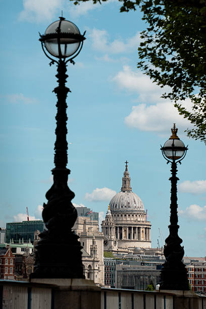 istock St. Paul's Cathedral in London between two lamp posts shot over the Thames river 2222142168