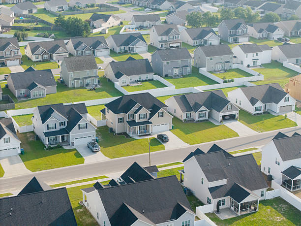 istock Houses in a New Development Neighborhood 2222144387