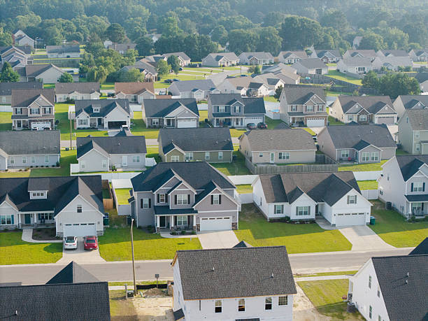 istock Houses in a New Development Neighborhood - Front 2222144435
