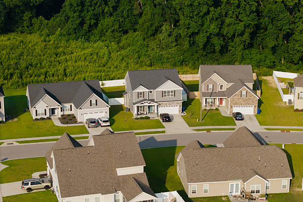 istock Houses in a New Development Neighborhood 2222144497