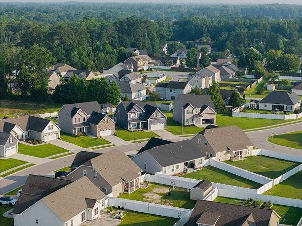 istock Houses in a New Development Neighborhood 2222144553