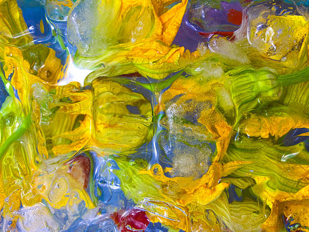istock Beautiful multi coloured frozen flowers 2222146242