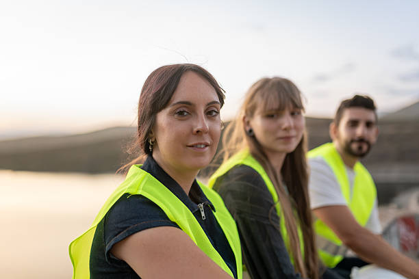 istock Young engineers starting their careers in a construction site 2222151535