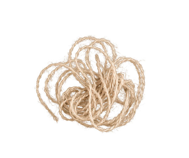 istock Neutral color wool yarn isolated cutout 2222156655