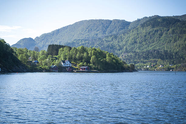 istock View across sea to islands, Norway 2222162056