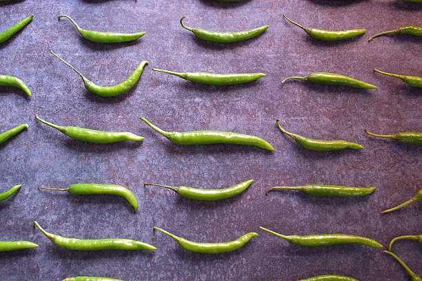 Fresh green chilli