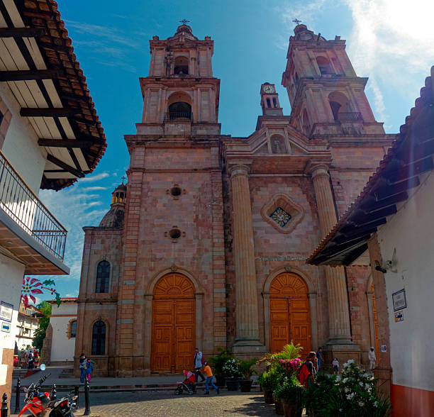 Valle De Bravo, Mexico state, Mexico — December 13, 2020: Parroquia de San Francisco de Asis Church