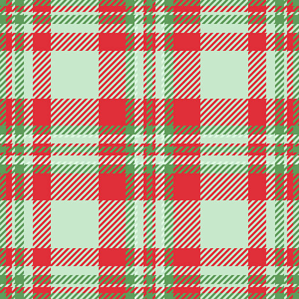istock Festive plaid pattern in red and green, perfect for holiday designs, textiles, or backgrounds. Evokes warmth and tradition. Ideal for seasonal projects. 2222169558