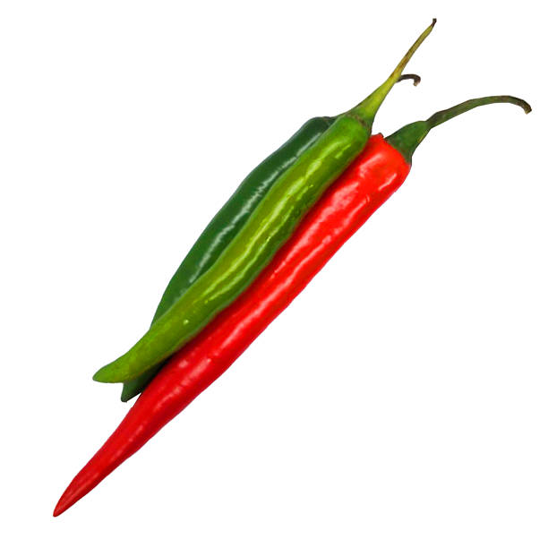 Naturally fermented chilies on plate close up