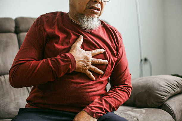 istock Senior Man Holding His Chest Feeling Heart Attack 2222184017