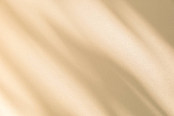 istock Studio style background wall decoration presentation uses white and beige tones. with shadows cast from a nearby window, concept creating a decorative 2222188196