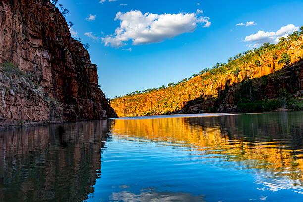 istock Chamberlain River flowing through Chamberlain Gorge in postcard perfect scene. 2222190184