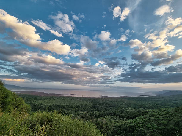 istock A Stunning Overlook Offering a Beautiful Lush Green Landscape Set Against a Dramatic Sky 2222191574