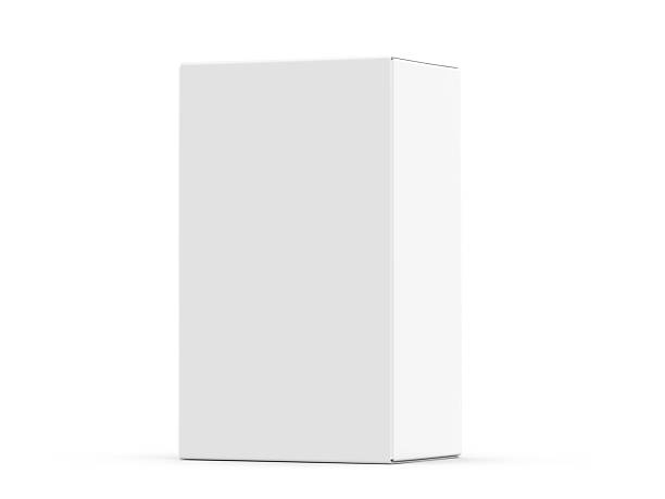 istock Paper box mockup, packaging carboard box carton mock up template for branding and presentation, 3d illustration 2222192464