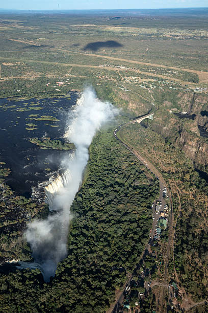 istock Victoria Falls from the air. 2222195481
