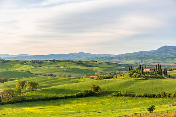 istock Rural rolling Tuscan landscape in Italy 2222201870