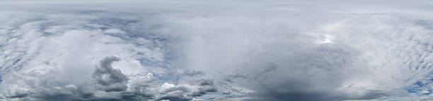 istock black sky hdri 360 panorama with dark cloud before storm in seamless projection with zenith for use in 3d graphics as sky dome or edit drone panoramas for sky replacement 2222210278