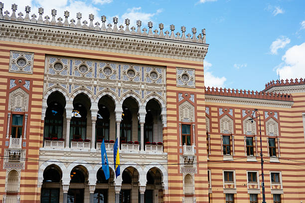 istock Sarajevo city hall building 2222213592