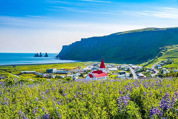istock Vik town in Myrdal Valley, Iceland 2222214029