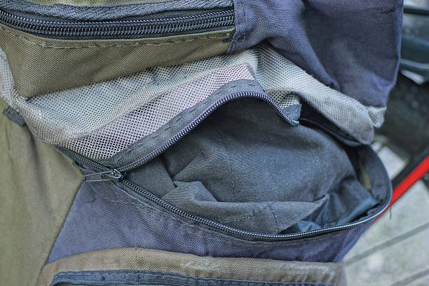 istock large gray green bag with open pocket and zip fastener 2222232291