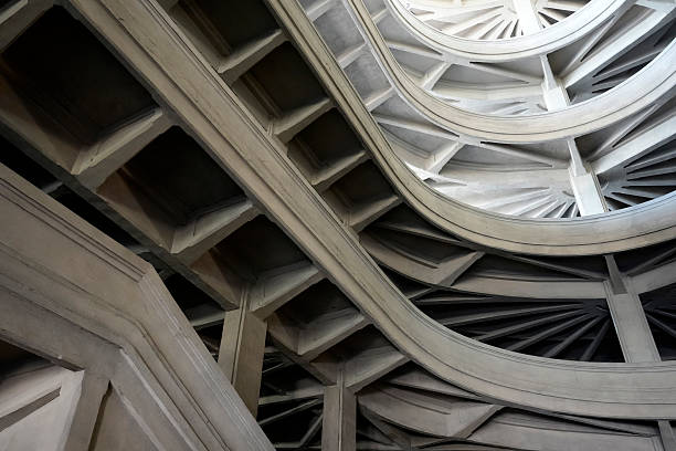 turin lingotto old industrial building detail