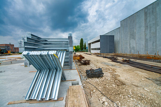 istock Early Construction Phase with Workers and Equipment on Site 2222236024