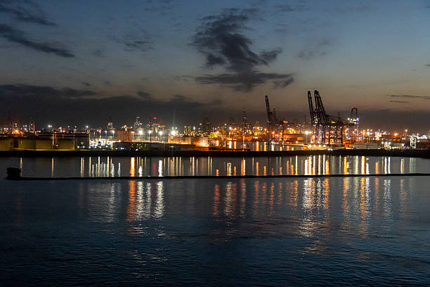 istock Valencia Spain the harbour by twilight 2222243009
