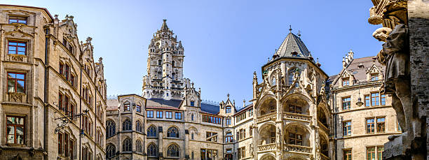 istock famous munich new town hall - bavaria 2222245088