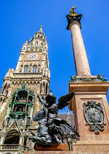 famous munich new town hall - bavaria - photo