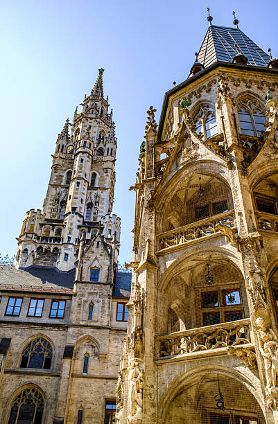istock famous munich new town hall - bavaria 2222245163