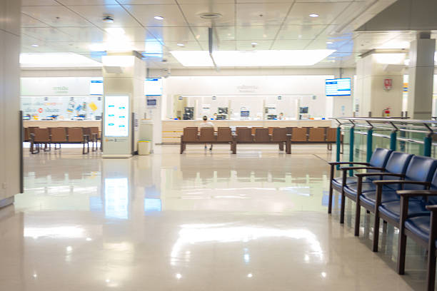 istock Abstract blurred interior beautiful luxury hospital and clinic 2222258295