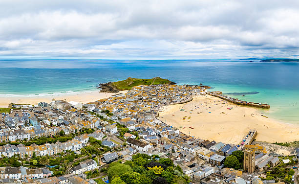 istock Panorama over town of St Ives in Cornwall 2222262200