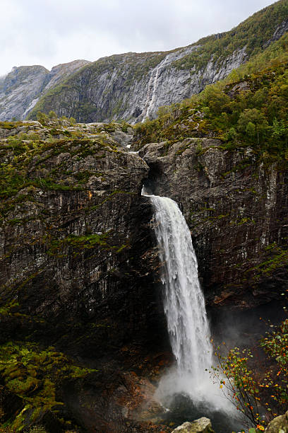 istock Manafossen Waterfall Plunges Through Rocky Gorge in Rogaland, Norway 2222268425