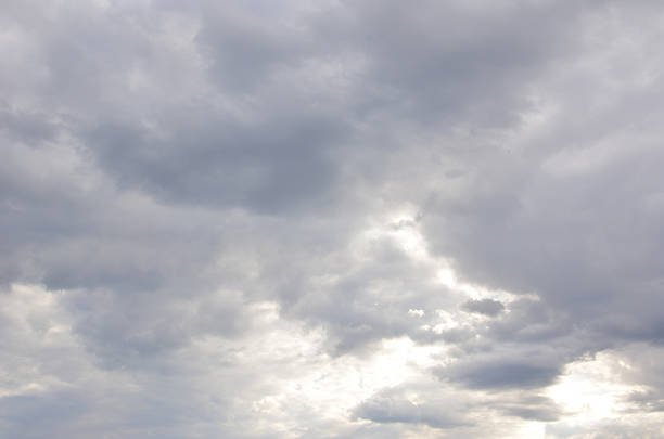 istock Overcast Sky with Dark and Gray Clouds 2222271588