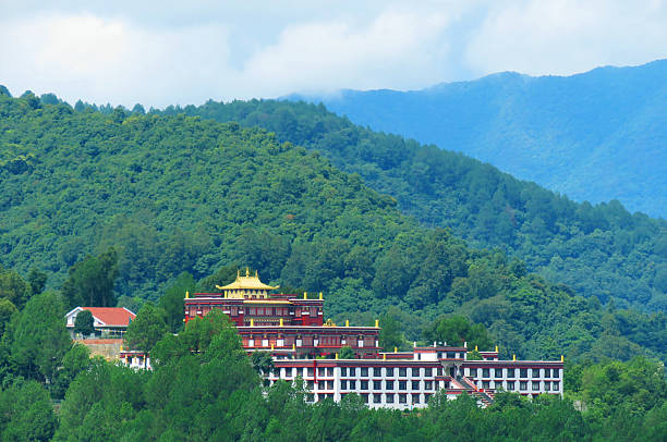 istock White Gumba, also known as Druk Amitabha Mountain, is a prominent Buddhist monastery perched atop the hills of Nagarjun Municipality in Kathmandu District, Nepal. 2222275215