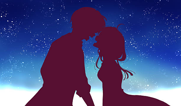 istock Illustration of happy Tanabata men and women 2222275388