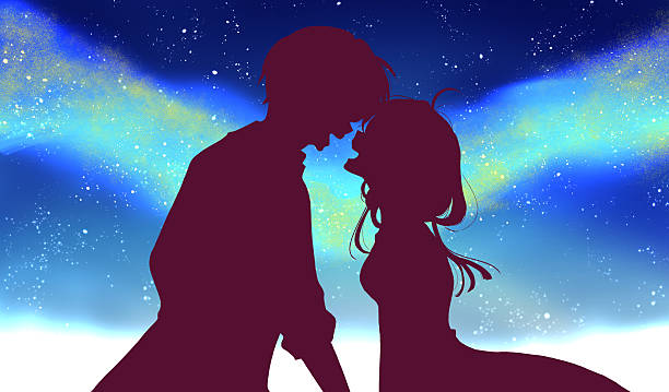 istock Illustration of happy Tanabata men and women 2222275474