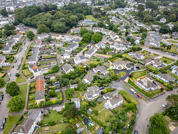 istock Residential housing in Camborne in Cornwall 2222281429