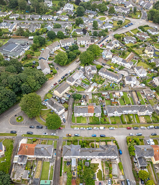 istock Residential housing in Camborne in Cornwall 2222281478