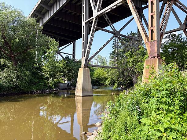 istock Three Bridges Park in Milwaukee, Wisconsin 2222287818