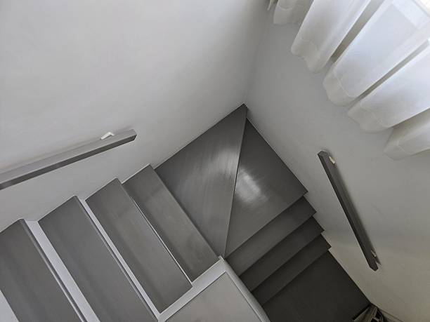 istock Modern Architectural Design of Minimalist Indoor Staircase with Light 2222293148
