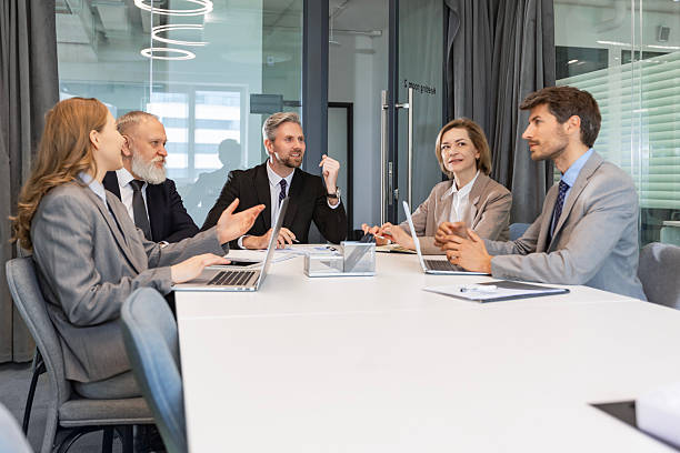 istock Business meeting - manager discussing work with his colleagues. 2222304126