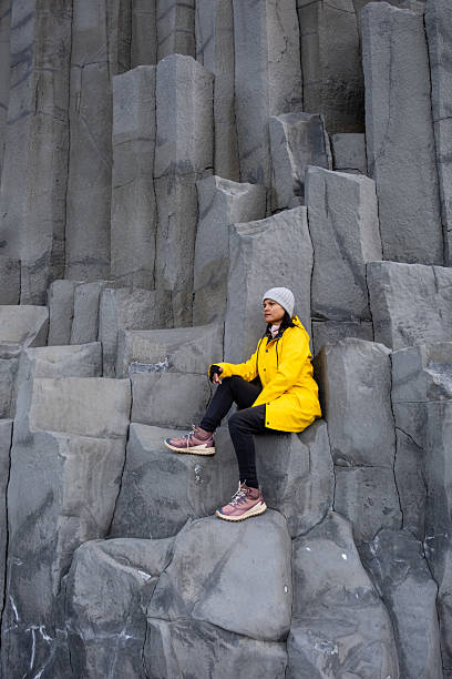 istock Explore the stunning rock formations of Reynisfjara Beach in Icelands natural beauty 2222304708